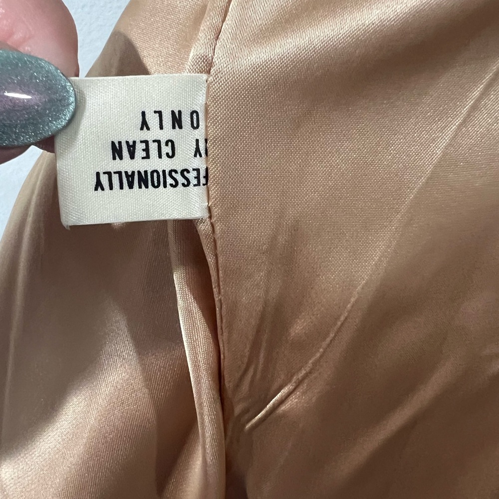 Real Fur Collar | Mob Wife Glam | Double Breasted | Vintage Wool Coat - Picture 6 of 6
